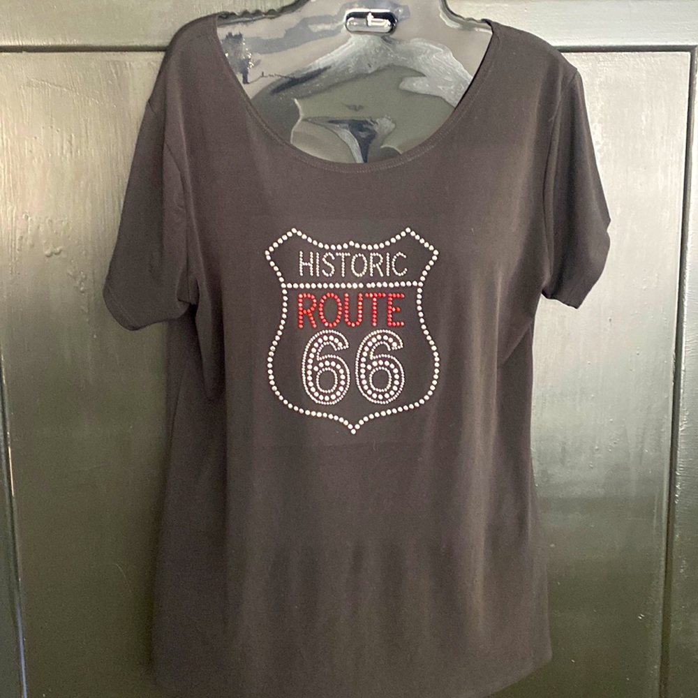 Route 66  studded top with ✨ Bling ✨